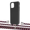 Чехол Upex Alter Eyelets for iPhone 11 Pro Onyx with Aide Burgundy Camouflage and Casquette Silver (UP110653)