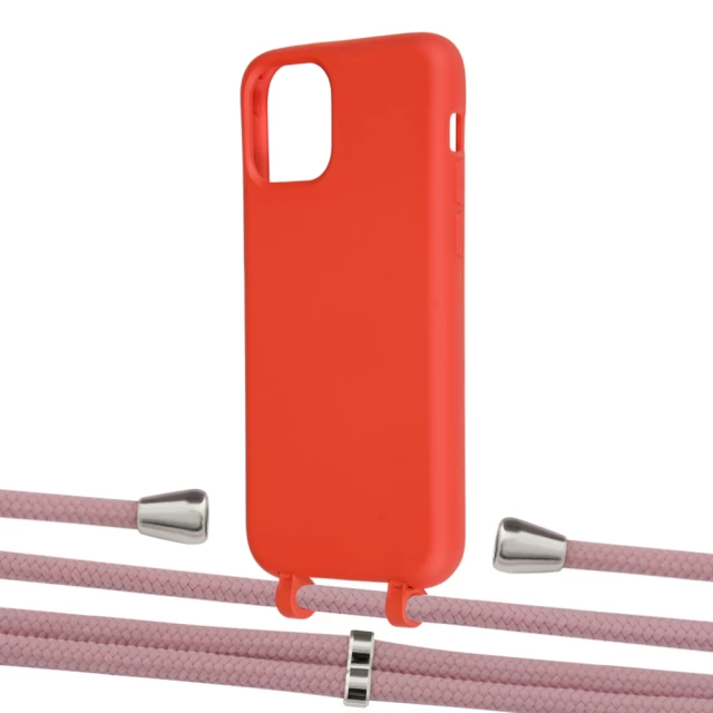 Чохол Upex Alter Eyelets for iPhone 11 Pro Red with Aide Carnation and Casquette Silver (UP110778)