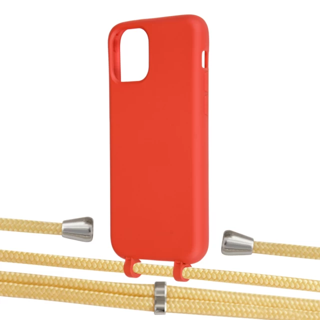 Чохол Upex Alter Eyelets for iPhone 11 Pro Red with Aide Banana and Casquette Silver (UP110785)