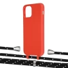 Чохол Upex Alter Eyelets for iPhone 11 Pro Red with Aide Black Dots and Casquette Silver (UP110787)