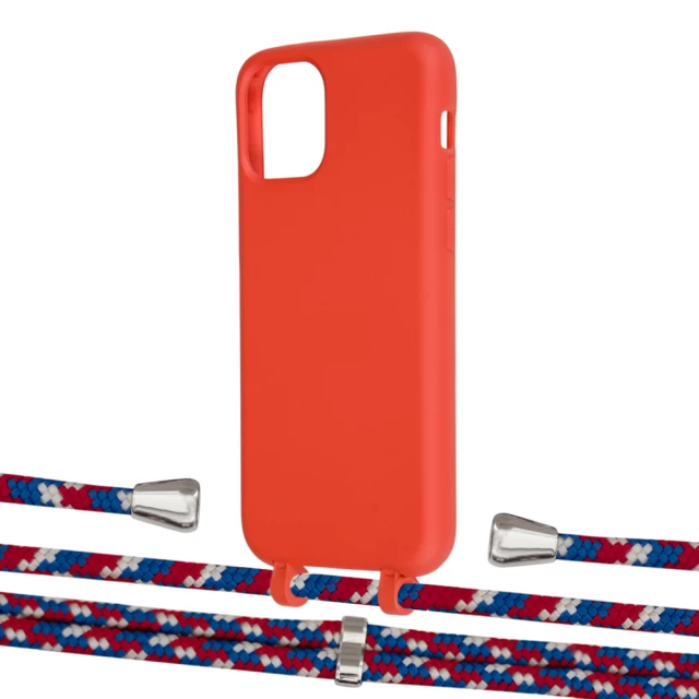 Чохол Upex Alter Eyelets for iPhone 11 Pro Red with Aide Police and Casquette Silver (UP110790)