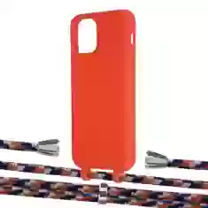 Чехол Upex Alter Eyelets for iPhone 11 Pro Red with Aide Orange Azure and Casquette Silver (UP110792)