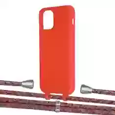 Чохол Upex Alter Eyelets for iPhone 11 Pro Red with Aide Melanger and Casquette Silver (UP110798)