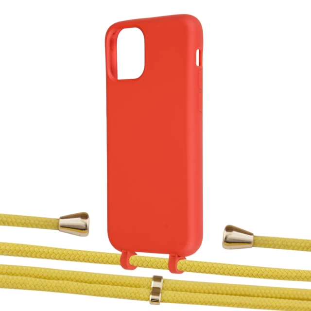 Чохол Upex Alter Eyelets for iPhone 11 Pro Red with Aide Corn and Casquette Gold (UP110806)