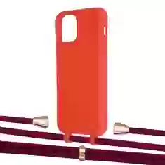 Чохол Upex Alter Eyelets for iPhone 11 Pro Red with Aide Byzantine and Casquette Gold (UP110807)