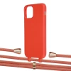 Чохол Upex Alter Eyelets for iPhone 11 Pro Red with Aide Cantaloupe and Casquette Gold (UP110809)