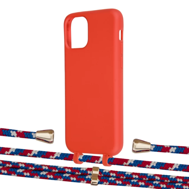 Чохол Upex Alter Eyelets for iPhone 11 Pro Red with Aide Police and Casquette Gold (UP110825)