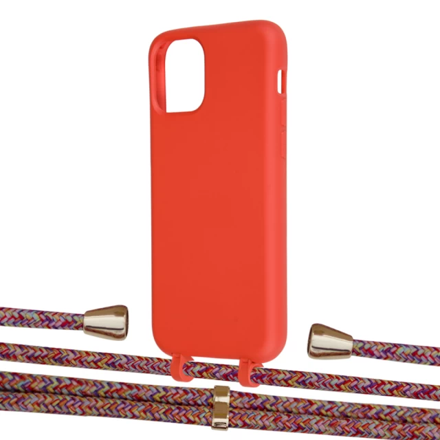 Чехол Upex Alter Eyelets for iPhone 11 Pro Red with Aide Melanger and Casquette Gold (UP110833)