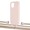 Чохол Upex Alter Eyelets for iPhone 11 Pro Crepe with Aide Peony Pink and Casquette Silver (UP110923)