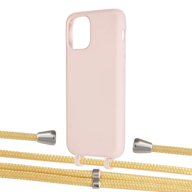Чехол Upex Alter Eyelets for iPhone 11 Pro Crepe with Aide Banana and Casquette Silver (UP110925)