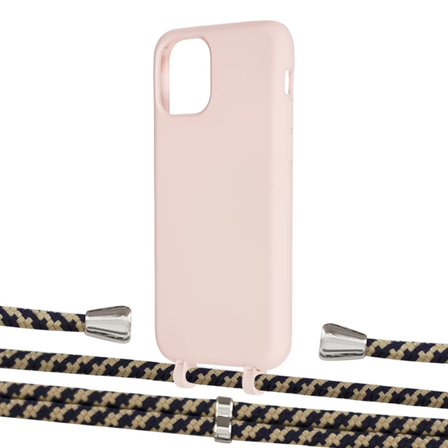 Чехол Upex Alter Eyelets for iPhone 11 Pro Crepe with Aide Copper and Casquette Silver (UP110926)