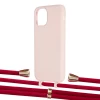 Чехол Upex Alter Eyelets for iPhone 11 Pro Crepe with Aide Red and Casquette Gold (UP110944)