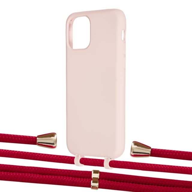 Чохол Upex Alter Eyelets for iPhone 11 Pro Crepe with Aide Red and Casquette Gold (UP110944)
