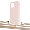 Чохол Upex Alter Eyelets for iPhone 11 Pro Crepe with Aide Peony Pink and Casquette Gold (UP110958)