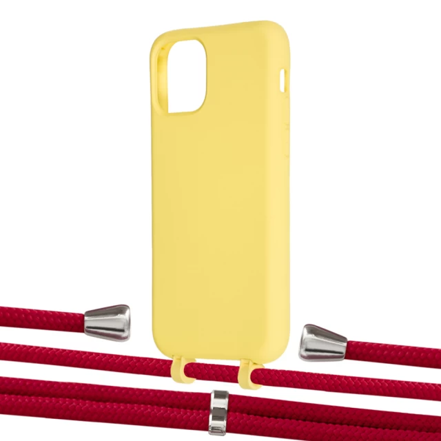 Чохол Upex Alter Eyelets for iPhone 11 Pro Daffodil with Aide Red and Casquette Silver (UP111049)