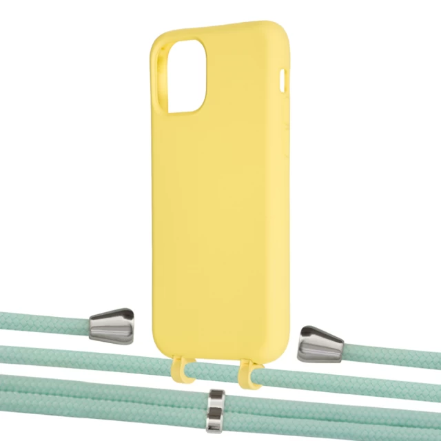 Чохол Upex Alter Eyelets for iPhone 11 Pro Daffodil with Aide Pistachio and Casquette Silver (UP111053)