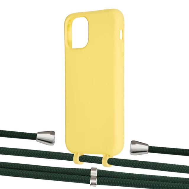 Чохол Upex Alter Eyelets for iPhone 11 Pro Daffodil with Aide Cyprus Green and Casquette Silver (UP111056)