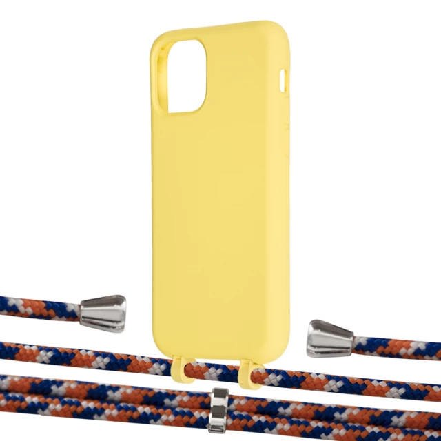 Чохол Upex Alter Eyelets for iPhone 11 Pro Daffodil with Aide Orange Azure and Casquette Silver (UP111072)