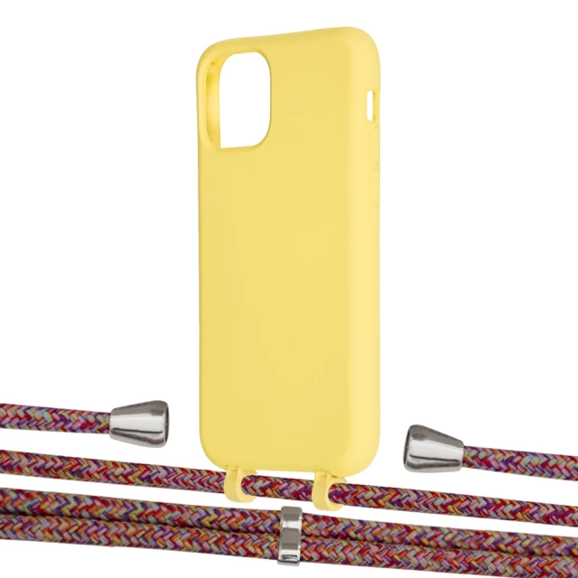 Чехол Upex Alter Eyelets for iPhone 11 Pro Daffodil with Aide Melanger and Casquette Silver (UP111078)