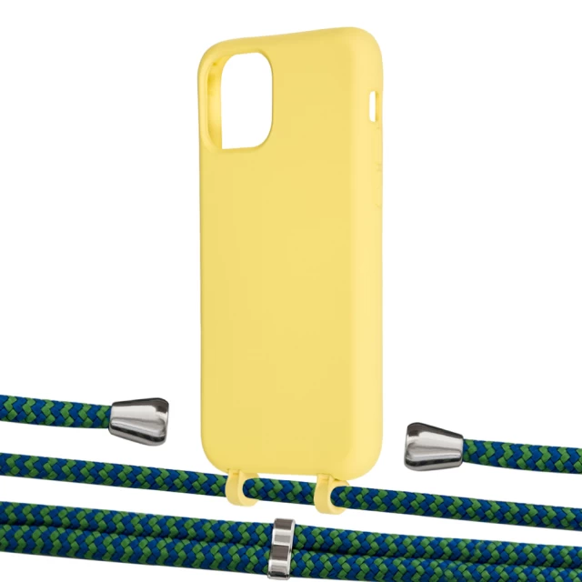 Чехол Upex Alter Eyelets for iPhone 11 Pro Daffodil with Aide Emeraude and Casquette Silver (UP111082)