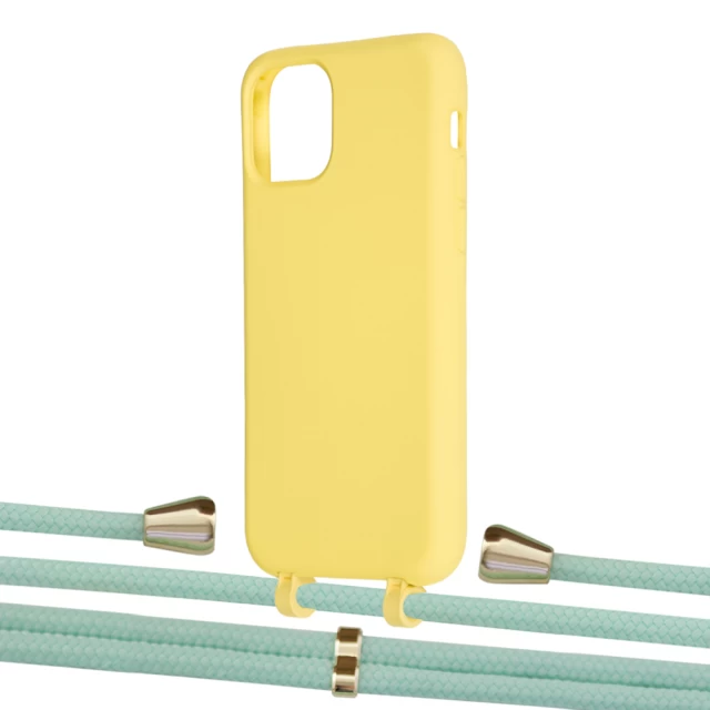 Чехол Upex Alter Eyelets for iPhone 11 Pro Daffodil with Aide Pistachio and Casquette Gold (UP111088)