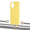 Чехол Upex Alter Eyelets for iPhone 11 Pro Daffodil with Aide Gray and Casquette Gold (UP111094)