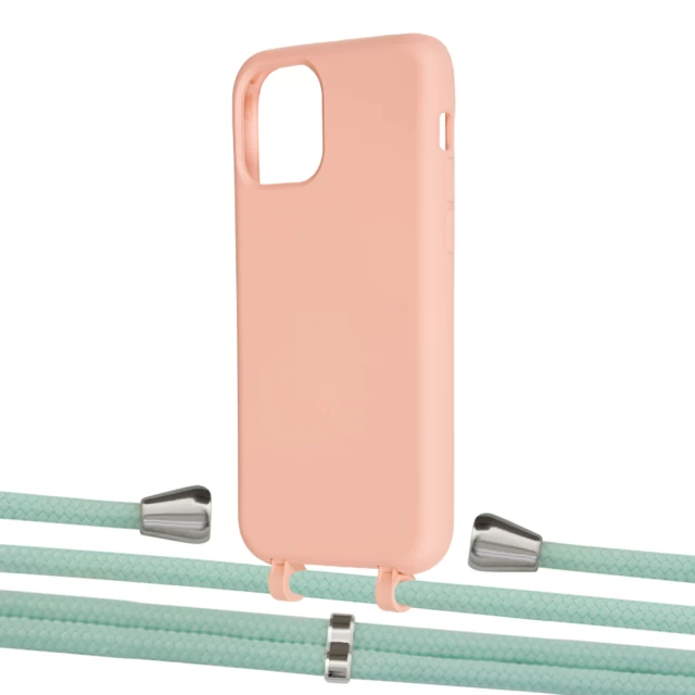 Чохол Upex Alter Eyelets for iPhone 11 Pro Tangerine with Aide Pistachio and Casquette Silver (UP111193)