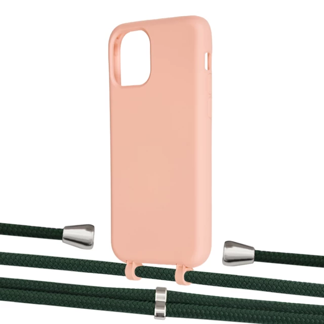 Чохол Upex Alter Eyelets for iPhone 11 Pro Tangerine with Aide Cyprus Green and Casquette Silver (UP111196)