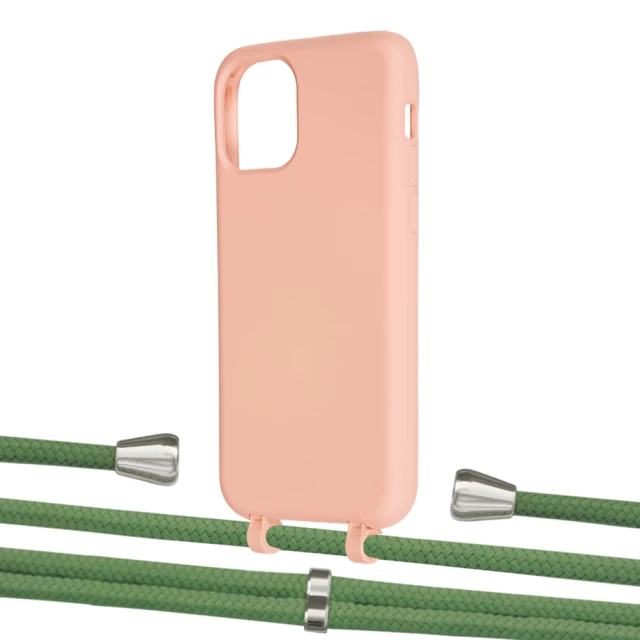 Чохол Upex Alter Eyelets for iPhone 11 Pro Tangerine with Aide Mint and Casquette Silver (UP111197)