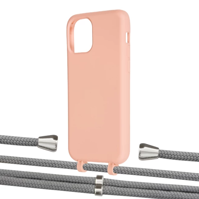 Чохол Upex Alter Eyelets for iPhone 11 Pro Tangerine with Aide Gray and Casquette Silver (UP111199)