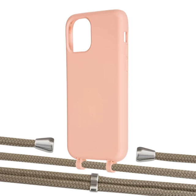 Чехол Upex Alter Eyelets for iPhone 11 Pro Tangerine with Aide Champagne and Casquette Silver (UP111201)