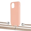 Чехол Upex Alter Eyelets for iPhone 11 Pro Tangerine with Aide Peony Pink and Casquette Silver (UP111203)