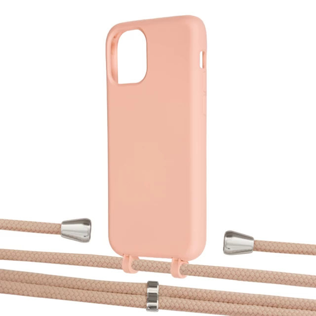 Чохол Upex Alter Eyelets for iPhone 11 Pro Tangerine with Aide Creole Pink and Casquette Silver (UP111204)