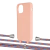 Чохол Upex Alter Eyelets for iPhone 11 Pro Tangerine with Aide Blue Sunset and Casquette Silver (UP111211)