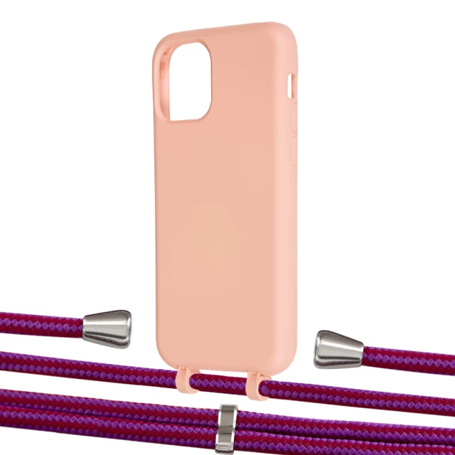 Чехол Upex Alter Eyelets for iPhone 11 Pro Tangerine with Aide Rouge Cramoisi and Casquette Silver (UP111221)