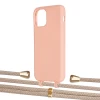 Чохол Upex Alter Eyelets for iPhone 11 Pro Tangerine with Aide Peony Pink and Casquette Gold (UP111238)