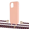 Чехол Upex Alter Eyelets for iPhone 11 Pro Tangerine with Aide Burgundy Camouflage and Casquette Gold (UP111248)