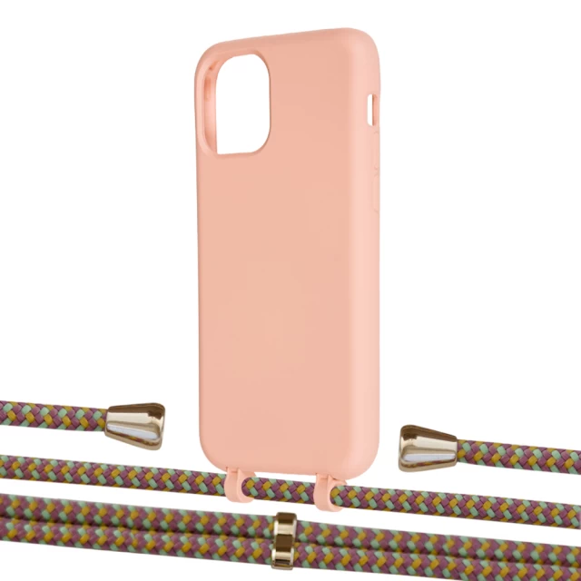 Чехол Upex Alter Eyelets for iPhone 11 Pro Tangerine with Aide Couleur Vintage and Casquette Gold (UP111255)