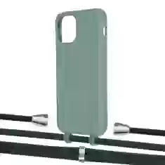 Чохол Upex Alter Eyelets for iPhone 11 Pro Basil with Aide Cyprus Green and Casquette Silver (UP111336)