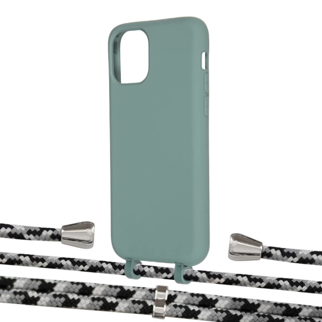 Чохол Upex Alter Eyelets for iPhone 11 Pro Basil with Aide Life Road and Casquette Silver (UP111348)