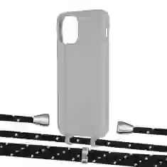 Чохол Upex Alter Eyelets for iPhone 11 Pro Anchor with Aide Black Dots and Casquette Silver (UP111487)