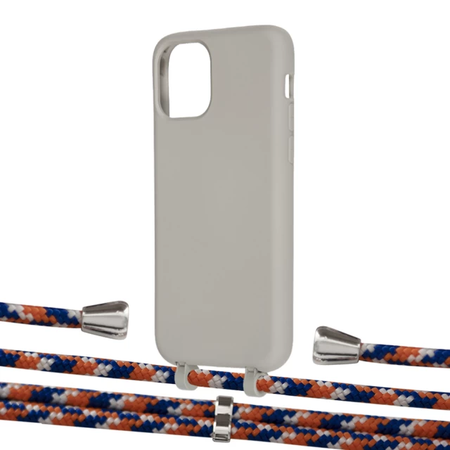 Чохол Upex Alter Eyelets for iPhone 11 Pro Anchor with Aide Orange Azure and Casquette Silver (UP111492)