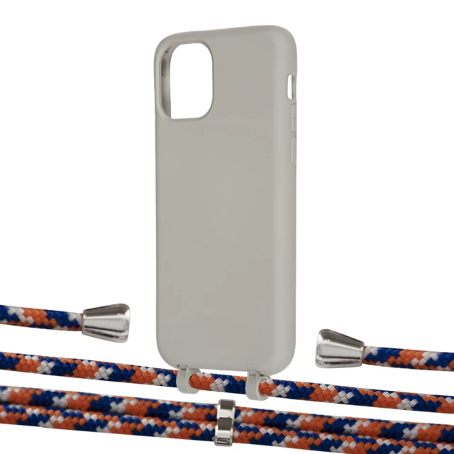 Чехол Upex Alter Eyelets for iPhone 11 Pro Anchor with Aide Orange Azure and Casquette Silver (UP111492)