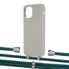Чехол Upex Alter Eyelets for iPhone 11 Pro Anchor with Aide Emeraude and Casquette Silver (UP111502)