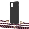 Чохол Upex Alter Eyelets for iPhone 11 Pro Max Onyx with Aide Burgundy Camouflage and Casquette Gold (UP111668)