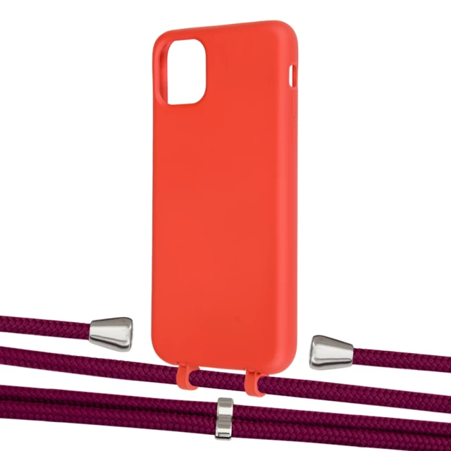 Чохол Upex Alter Eyelets for iPhone 11 Pro Max Red with Aide Byzantine and Casquette Silver (UP111752)