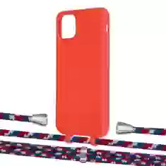 Чохол Upex Alter Eyelets for iPhone 11 Pro Max Red with Aide Police and Casquette Silver (UP111770)