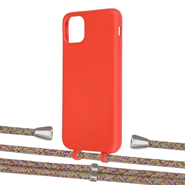 Чехол Upex Alter Eyelets for iPhone 11 Pro Max Red with Aide Confondre and Casquette Silver (UP111779)