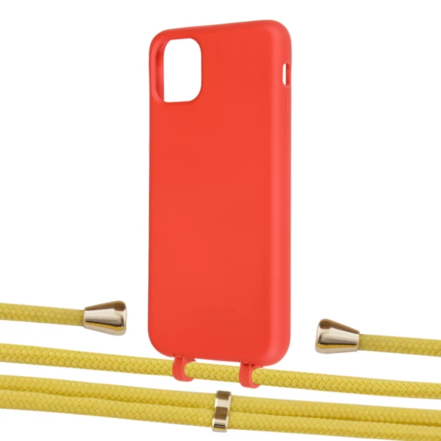 Чехол Upex Alter Eyelets for iPhone 11 Pro Max Red with Aide Corn and Casquette Gold (UP111786)