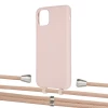 Чохол Upex Alter Eyelets for iPhone 11 Pro Max Crepe with Aide Creole Pink and Casquette Silver (UP111904)